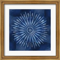 Framed Indigo Splash III