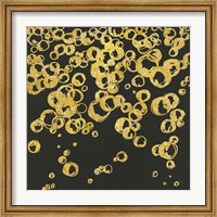 Framed Gold Bubbles II