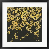 Framed Gold Bubbles II