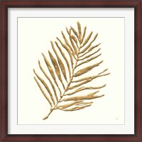 Framed Gilded Palm V