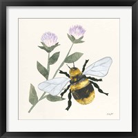 Framed 'In the Garden Bee' border=