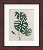Framed 'Palm Botanical I' border=