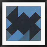 Framed 'Triangles II' border=