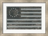 Framed Slate American Flag