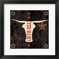 Saddle Up Icon IV Framed Print