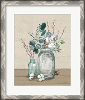 Framed Cotton Bouquet II No Pattern