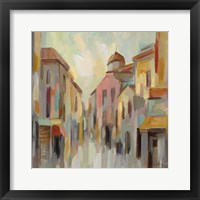 Framed 'Pastel Street II' border=