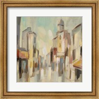 Framed Pastel Street I