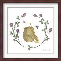 Framed Happy to Bee Home IV Yellow