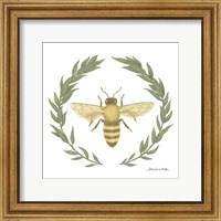 Framed Happy to Bee Home I Yellow