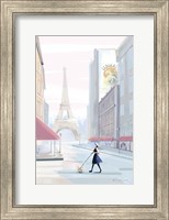 Framed Paris Morning Walk