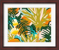 Framed Tropical Coconut Citrus
