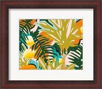 Framed Tropical Coconut Citrus