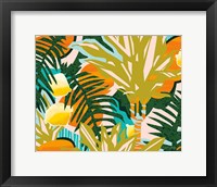 Framed Tropical Coconut Citrus