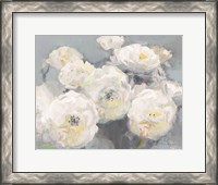 Framed Wild Roses Gray Crop