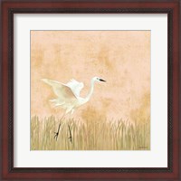 Framed Egret Alighting I