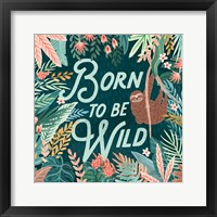 Framed Jungle Hangout II Born to be Wild