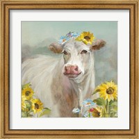 Framed Cow in a Crown