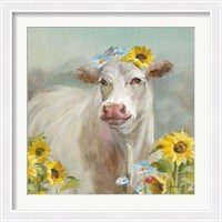 Framed Cow in a Crown