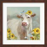 Framed Cow in a Crown