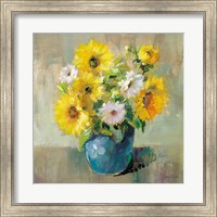 Framed Sunflower Still Life I