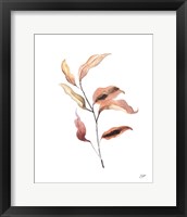 Framed 'Pieces of Autumn II' border=