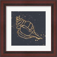 Framed Gold Conch III