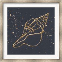 Framed Gold Conch II