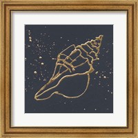 Framed Gold Conch II