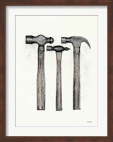 Framed Hammers with Color Crop