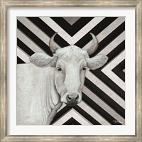 Framed January Cow I