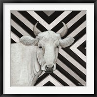 Framed January Cow I