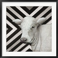 Framed January Cow II