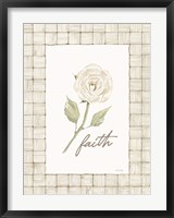 Framed Faith Flower