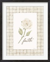 Framed Faith Flower