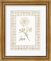 Framed Love Flower