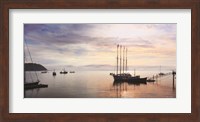 Framed Bar Harbor Silhouettes
