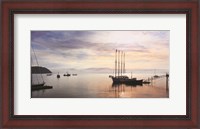 Framed Bar Harbor Silhouettes