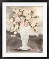 Framed Hobnail Roses