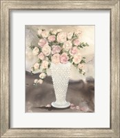 Framed Hobnail Roses