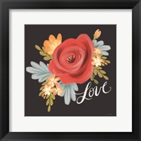 Framed Love Floral