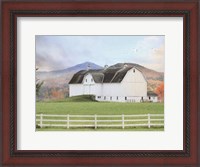 Framed Adirondack Farm