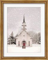 Framed Vermont Church