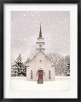 Framed Vermont Church