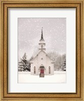Framed Vermont Church