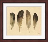 Framed Four Feathers