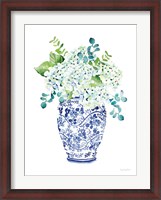 Framed Chinoiserie Hydrangea II