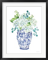 Framed Chinoiserie Hydrangea II