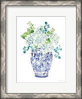 Framed Chinoiserie Hydrangea II