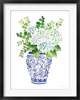 Framed Chinoiserie Hydrangea I